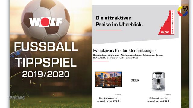 Embedded thumbnail for Wolf startet Fußball Tippspiel