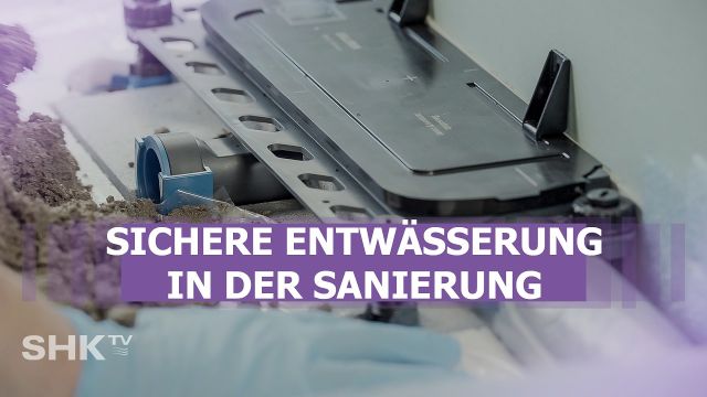 Embedded thumbnail for Entwässerung richtig planen: Dallmer schult das Handwerk