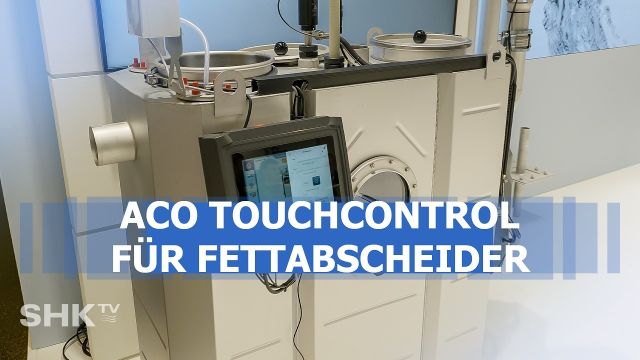 Embedded thumbnail for Fettabscheider einfach steuern – ACO TouchControl