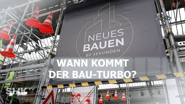 Embedded thumbnail for Bauturbo beschlossen – kommt jetzt Bewegung auf die Baustellen?