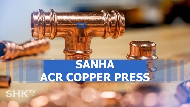 Embedded thumbnail for Pressfittings für Kälte- &amp; Kühlanwendungen – Sanha ACR Copper Press