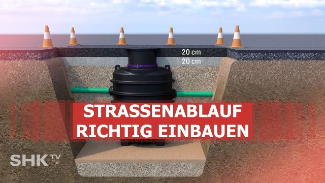 Embedded thumbnail for So gelingt der Einbau eines Straßenablaufs
