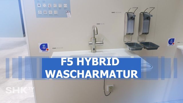 Embedded thumbnail for KWC: Hybridarmatur für Pflegebereiche