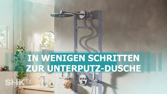 Embedded thumbnail for Schneller Einbau mit dem Rapido Duschrahmen von GROHE