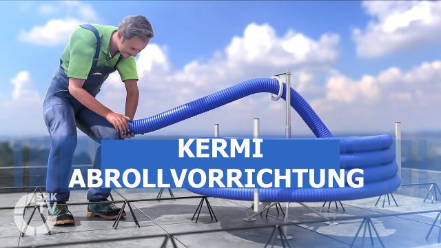 Embedded thumbnail for Kermi Abrollvorrichtung für Fußbodenheizungs- und Lüftungsrohre 