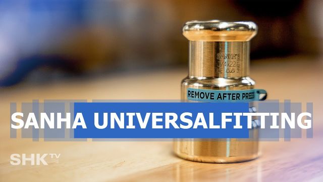 Embedded thumbnail for Ein Fitting, alle Rohre – SANHA Universalfitting