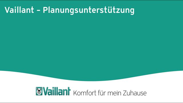 Embedded thumbnail for Planungsunterstützung von Vaillant