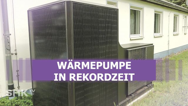 Embedded thumbnail for Wärmepumpeneinbau an nur einem Tag