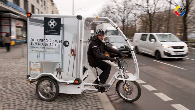 Embedded thumbnail for Fahrrad statt LKW - neuer Lieferservice der GC-Gruppe