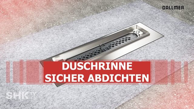 Embedded thumbnail for Duschrinne CeraFrame Liquid Neo einbauen