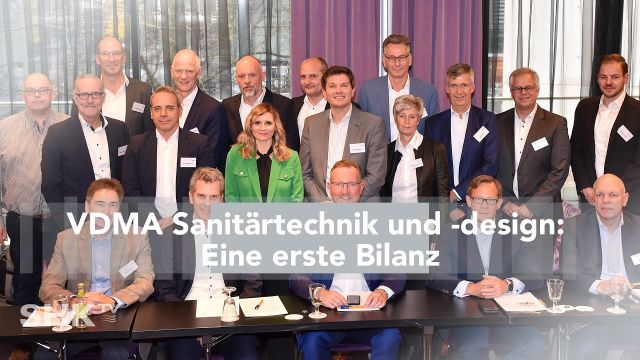 Embedded thumbnail for VDMA Sanitärtechnik- und Design wächst