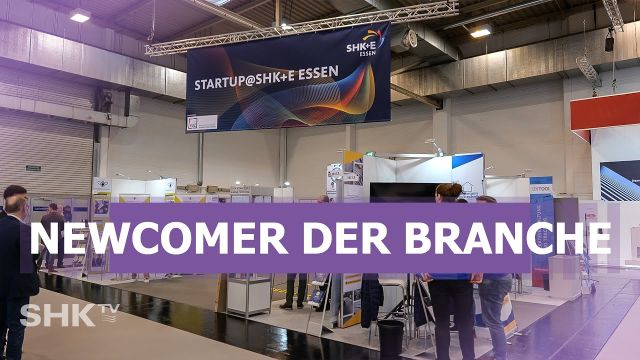 Embedded thumbnail for Startup-Area auf der SHK+E
