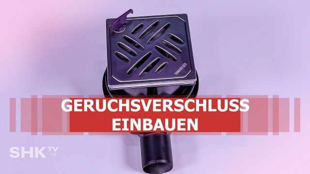 Embedded thumbnail for Installation des ultraflachen Geruchsverschlusses von KESSEL