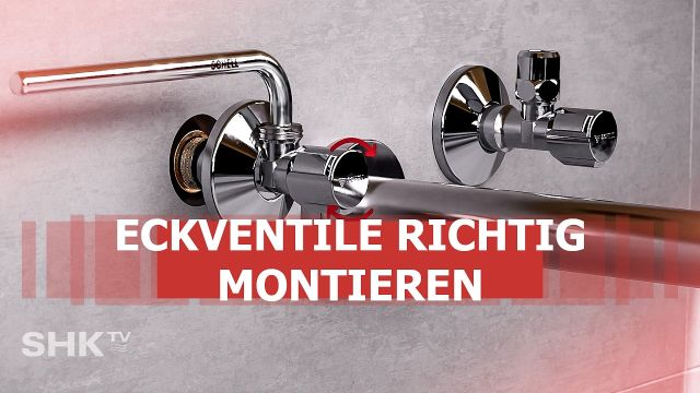 Embedded thumbnail for Eckventile ohne Hanf und Dichtmittel montieren – SCHELL